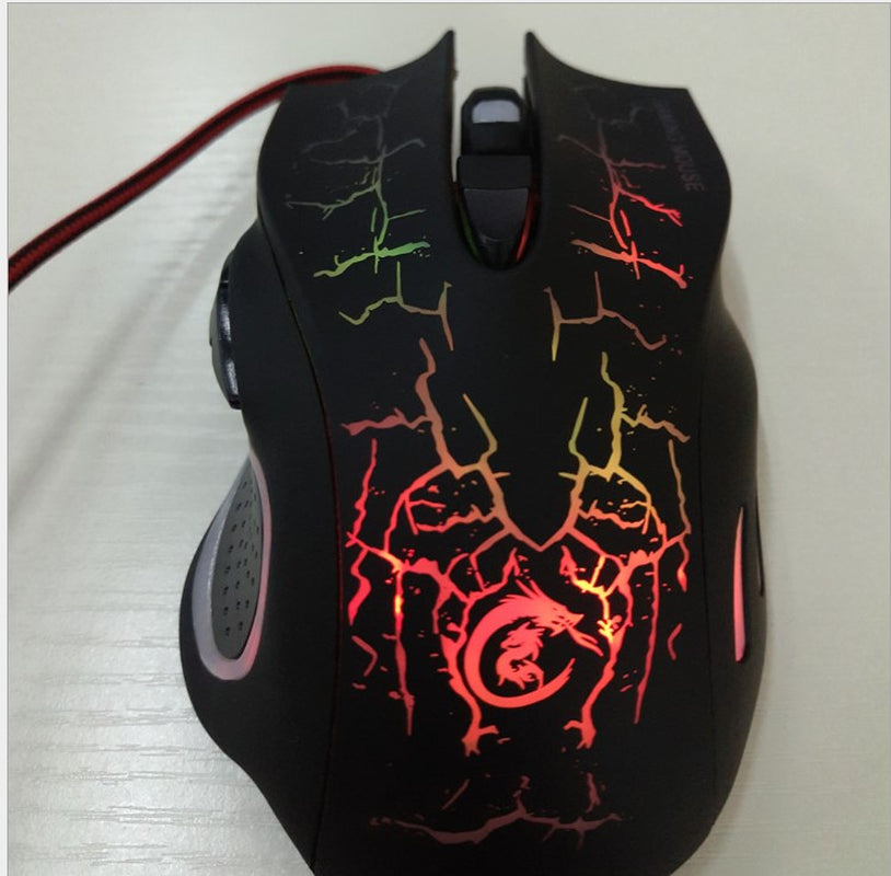 Gaming Accessories 6 Button 3200DPI LED Optical Mouse