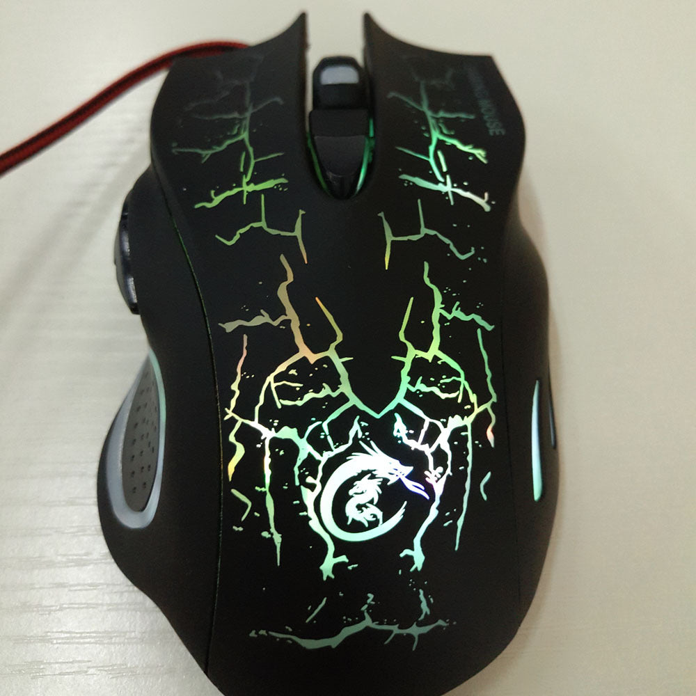 Gaming Accessories 6 Button 3200DPI LED Optical Mouse