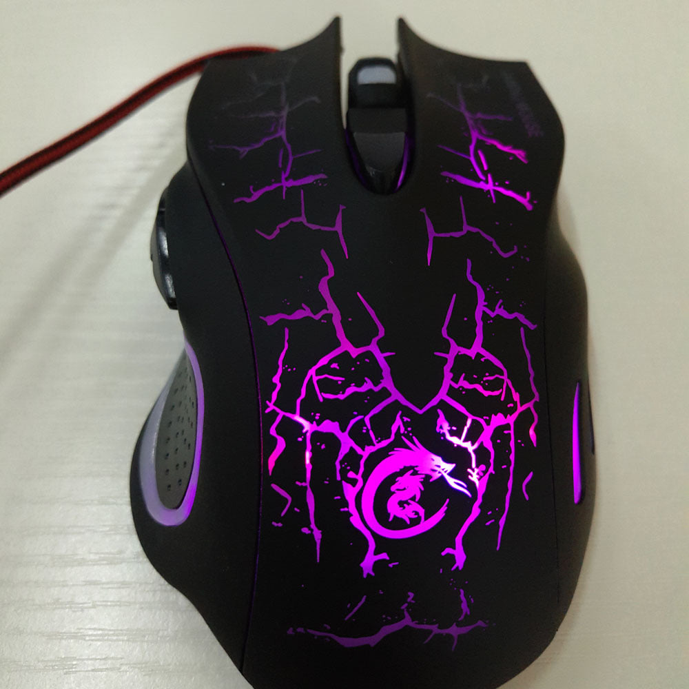 Gaming Accessories 6 Button 3200DPI LED Optical Mouse