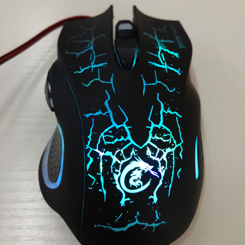 Gaming Accessories 6 Button 3200DPI LED Optical Mouse