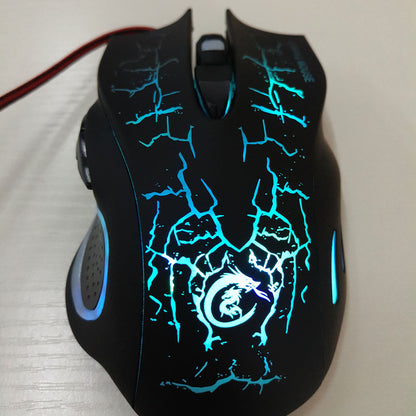 Gaming Accessories 6 Button 3200DPI LED Optical Mouse