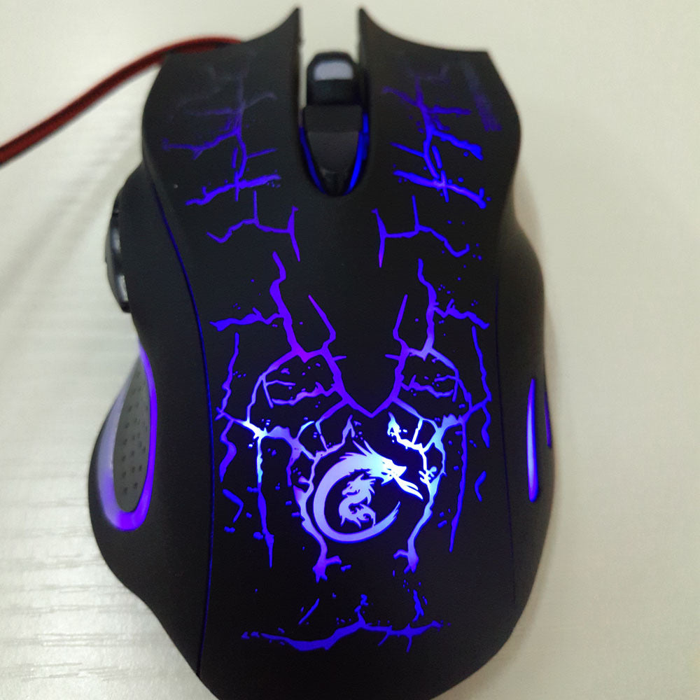 Gaming Accessories 6 Button 3200DPI LED Optical Mouse