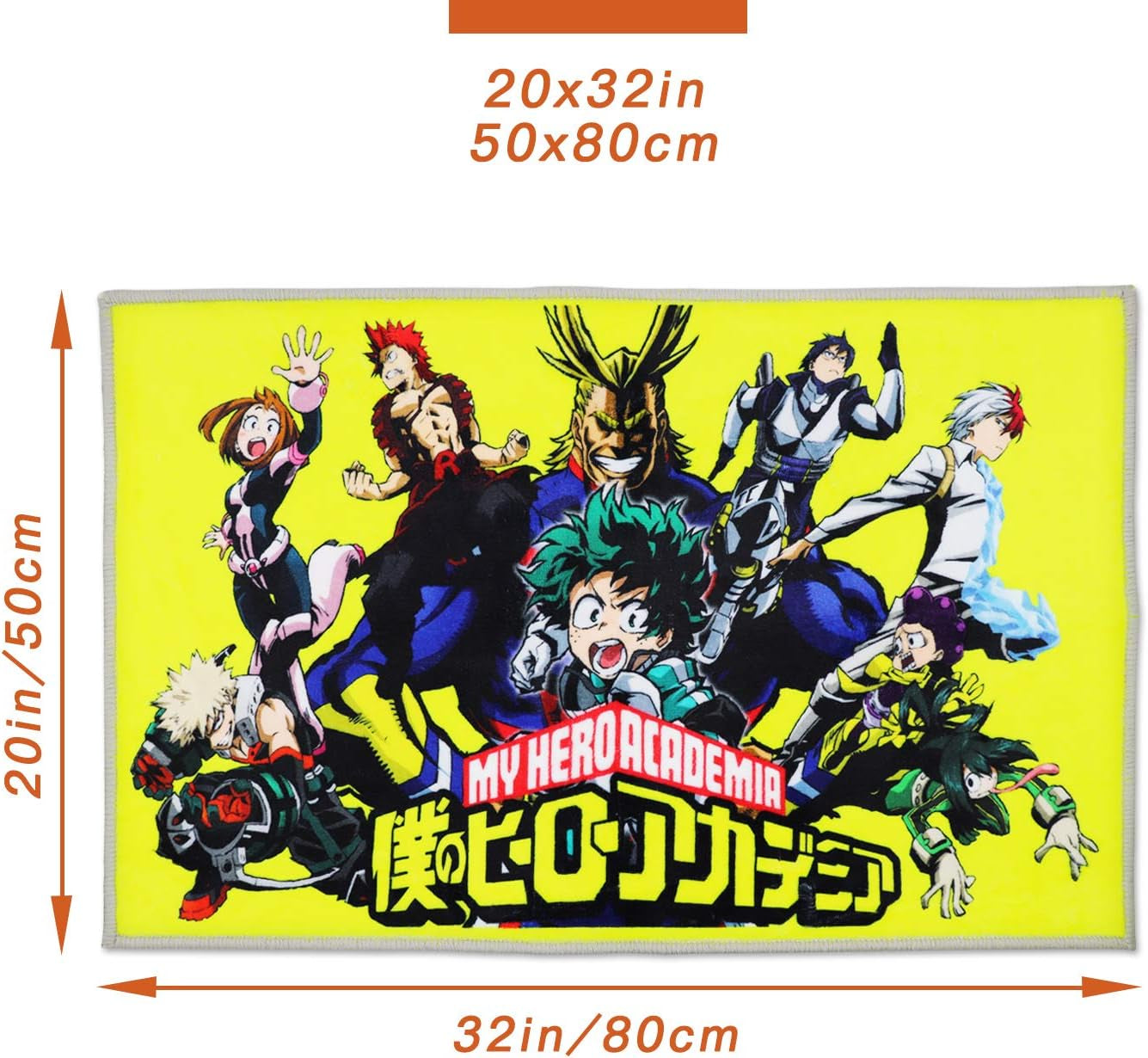 Kids Rug Anime Area Rugs for Boys Living Room Bedroom (20 X 32 Inches)